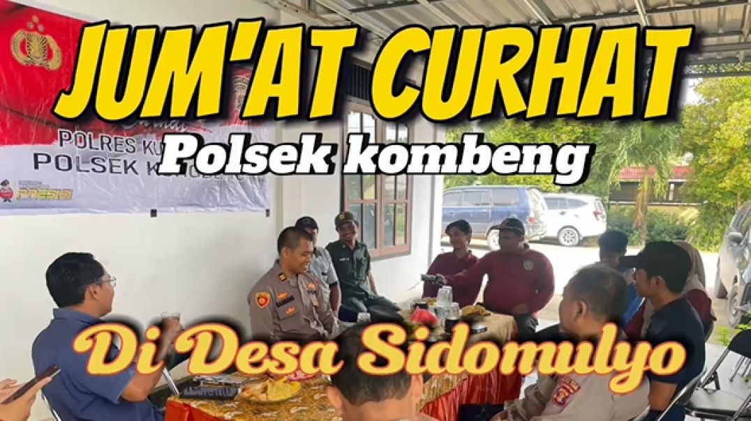 Jum'at Curhat Polsek Kombeng Di Desa Sidomulyo